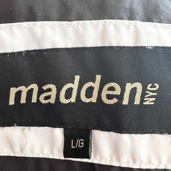 Women’s Steve Madden hooded white fur hooded ski jacket coat L - Picture 5 of 7